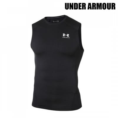 Under Armour Ua Heatgear Armour Kompressions-Ärmelloses Shirt Schwarz 1361522 001