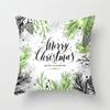 Merry Christmas Printed Pillowcase Christmas Style Cushion Cover Home Sofa Decor Throw Pillowcase