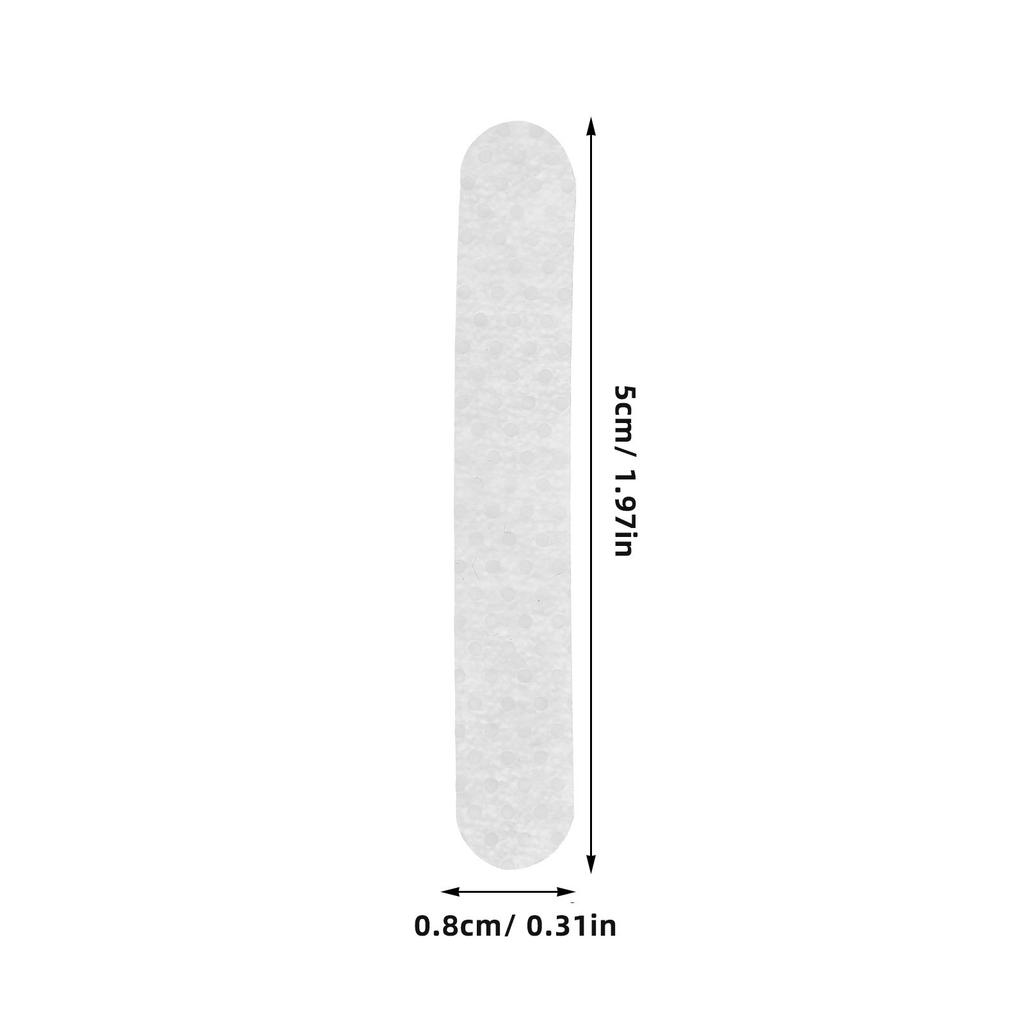 100Pcs Silicone Hanger Grip Strips Non-Slip Adhesive Clothes Hanger Accessories for Tank Tops Dresses Delicate Garments