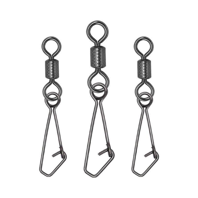 Copper Embossed Swivel Snap Ring Connector - Quick Snap Fishing Accessory