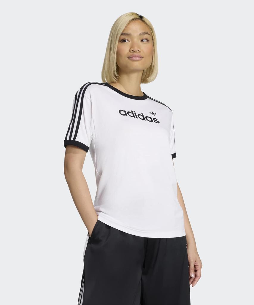 ADIDAS Linear T-Shirt - White:Black / Kc9012