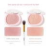 Novo Single-Color Matte Blush in Natural Pink Shades, Korean-Style Nude Makeup with a Delicate and Pure Look, Blush Palette