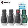 KEYYOU Smart Remote Car Key Fob For Mercedes Benz A B S E Class Support BGA NEC Chip 315/433.92MHz 2/3 Buttons