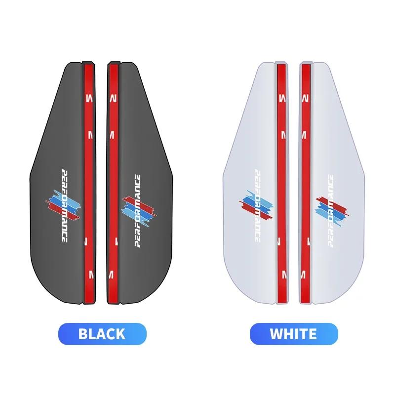 2 Stück Transparente Auto-Teile Rückspiegel-Schutz Regenschutz Augenbrauen Visier Abdeckung Für BMW 50. 1 2 3 4 7 Serie M X1 X5 X6 F30 E90