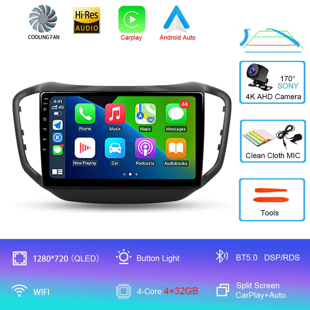 

Автомобильное радио Android 14 Carplay Auto для Chery Tiggo 5 2014 2015 - 2019 2020 GPS мультимедийный плеер стерео WIFI+4G 360 камера DSP BT