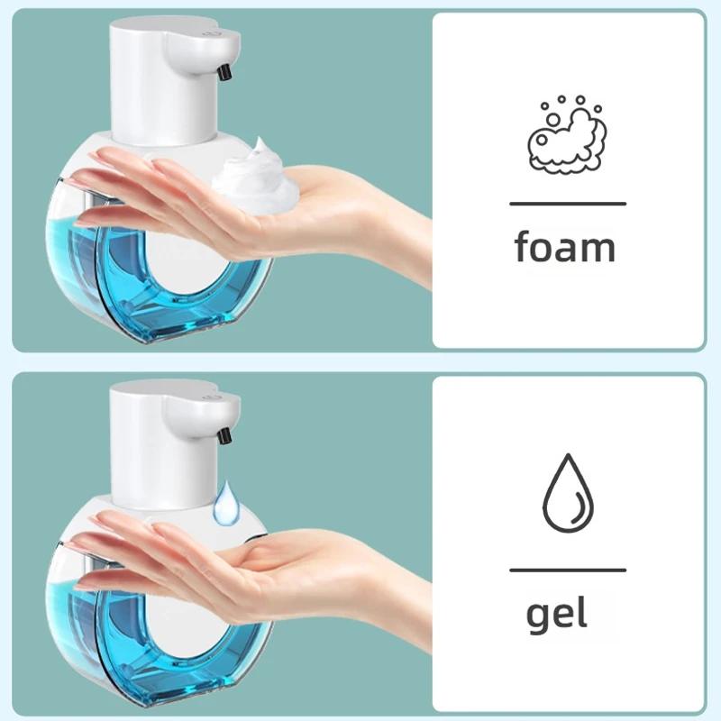 400/550ml Automatic Liquid Soap Dispenser Wall Mounted Infrared Sensor USB Rechargeable Smart Sanitizer Hand Washer For Bathroom