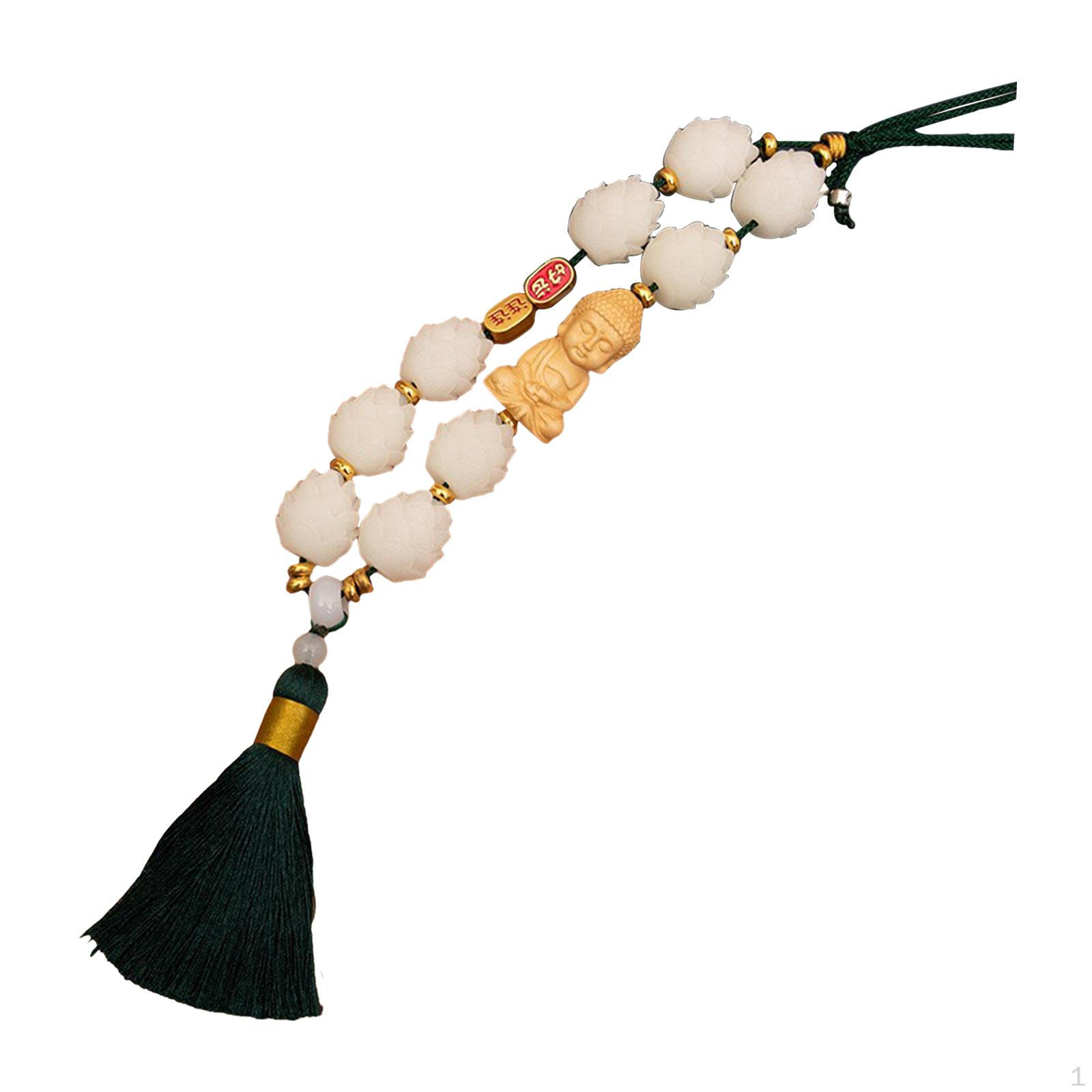 

Очарование автомобильного зеркала Будды зелёный