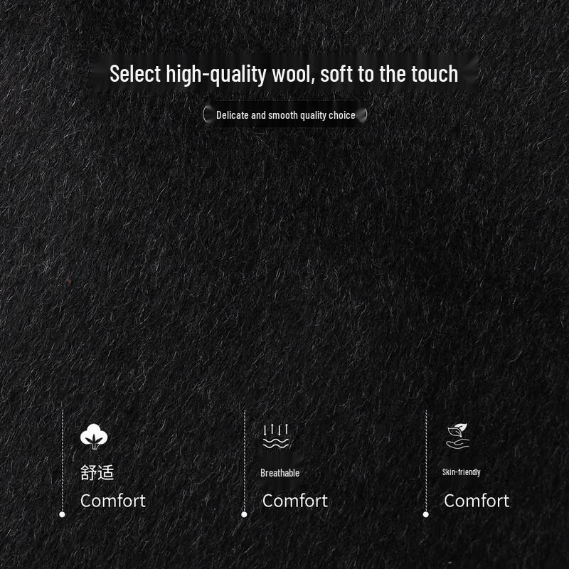 Women's 100% Wool Lapel Double-Faced Coat