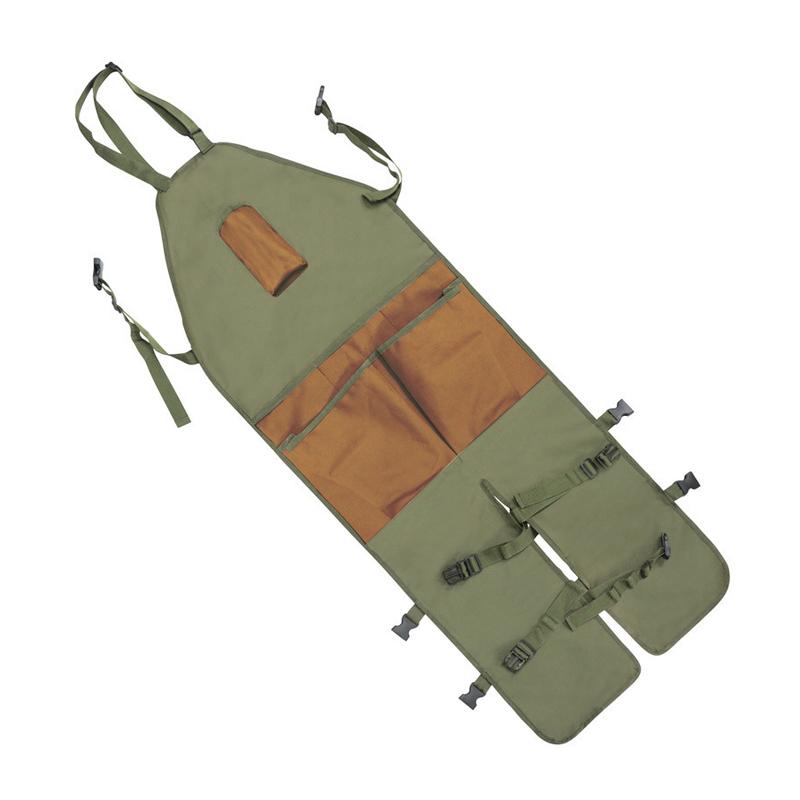 Durable Oxford Material Gardening Apron Knee Length Protection With Big Pockets Stay Clean And Organized While Pruning Planting