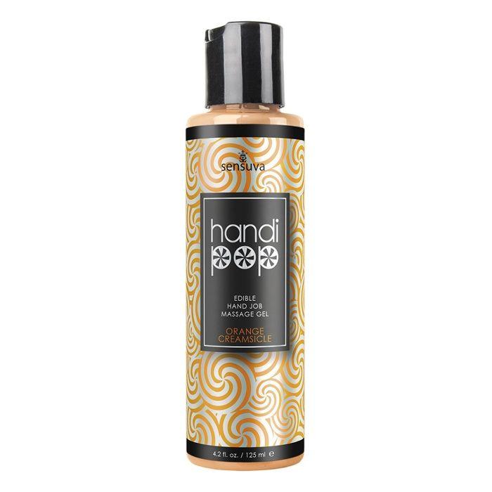 Gel de Massage - SENSUVA - Handipop - Saveur Orange Creamsicle - 125 ml - Sans alcool