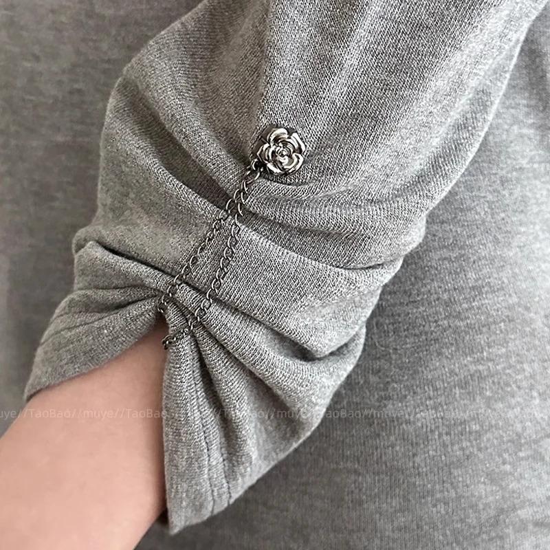 2/4Pcs Magnetic Clothing Clips Detachable Nail Free Chain Clips Seam Free Leg Fixing Closure Buckle Length Shortening Tool