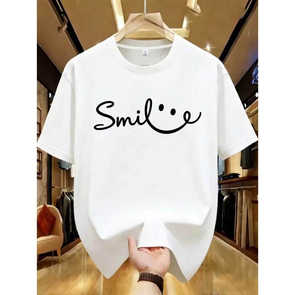 Women's Man Round Neck T-shirt Summer Casual Short Sleeved Top Street Fashion Women's Tops