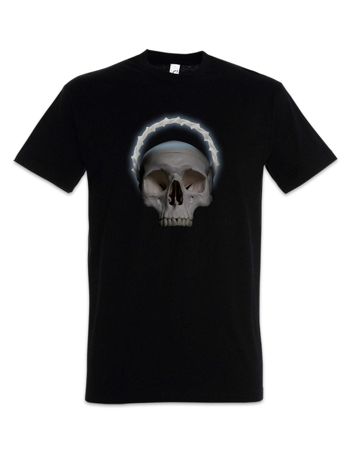 Holy Skull T-Shirt Horror Neon Neonskull Holy Crown Dark Goth Gothic Death Metal 3XL