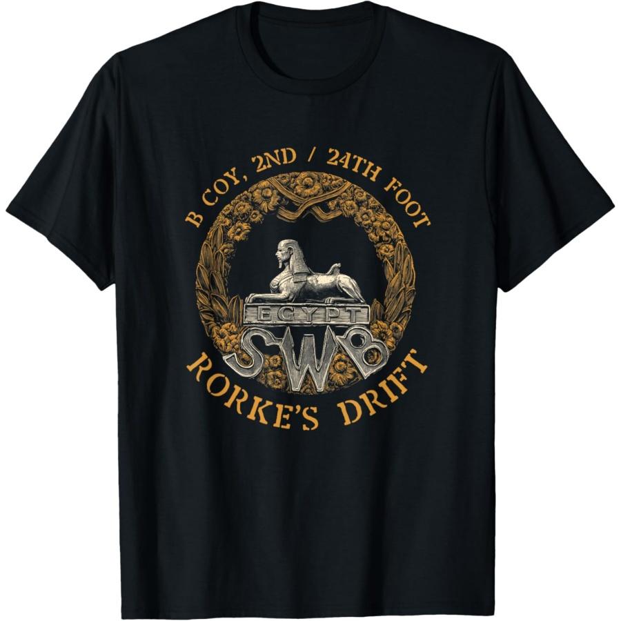 

Rorke s Drift Egypt Campaign Military Emblem T-Shirt XXXXXL чорний
