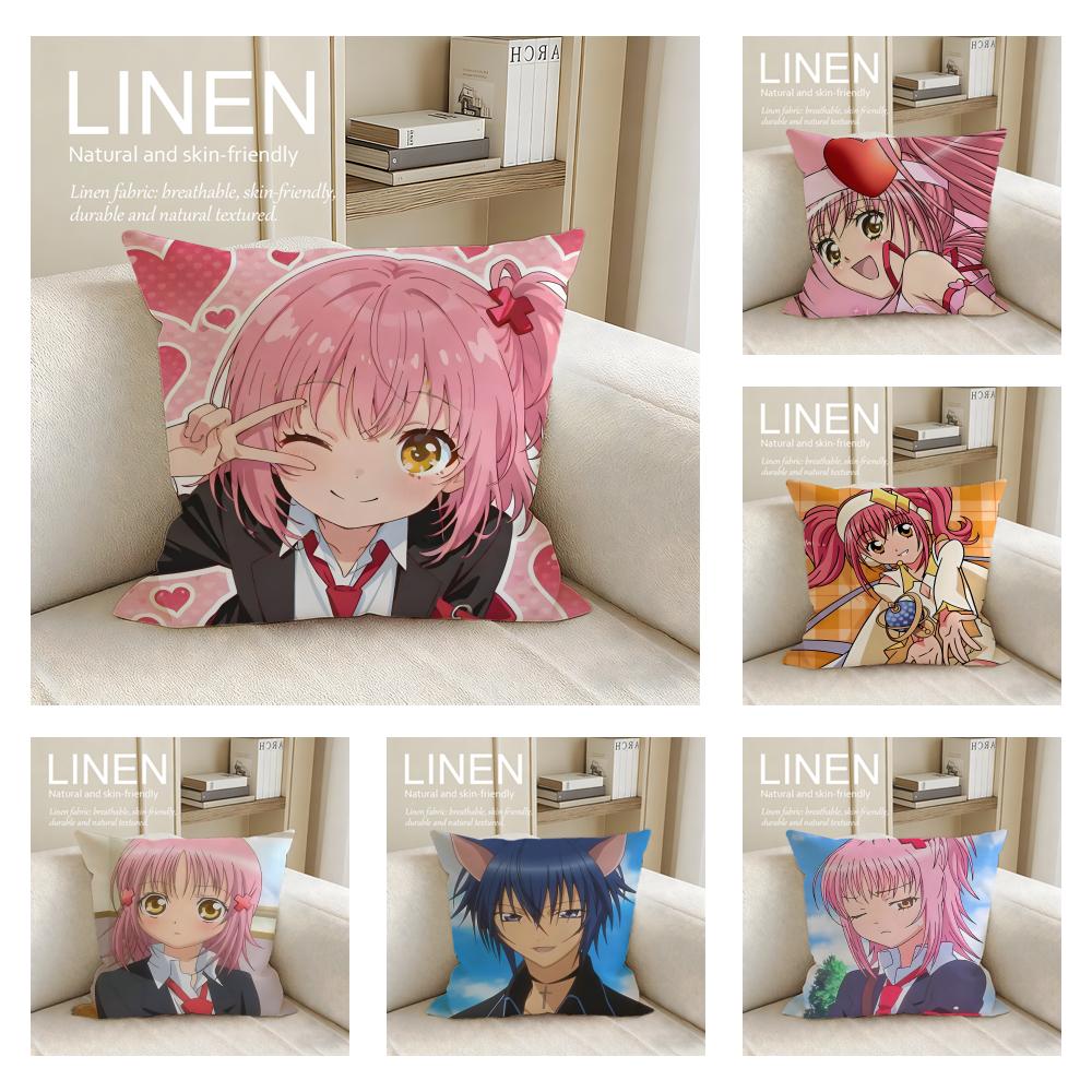 Anime Shugo Chara Cushion Cover Pillowcase Set Pcs x x Breathable Washable Sofa Cushion Cover