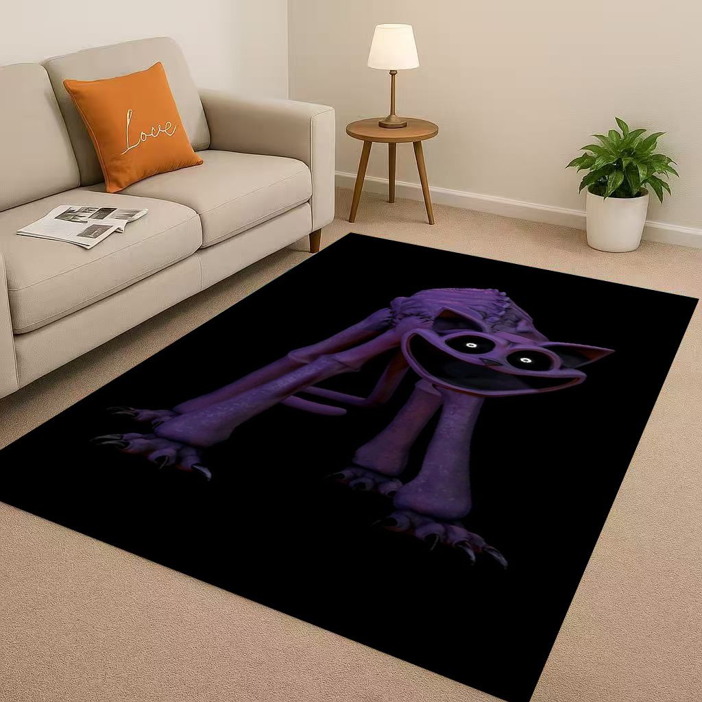 Classic Cartoon S-Smiling C-Critters Craftycorn Catnap Living Room Non-Slip Area Rug Carpet for Bedroom Sofa,Home Decor Doormat
