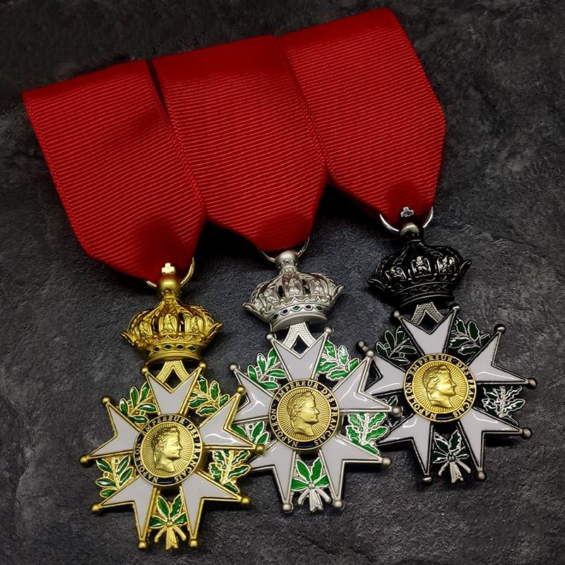 Reproduction of the Legion of Honor and the Order of Invalides of the Emperor Napoleon of France
