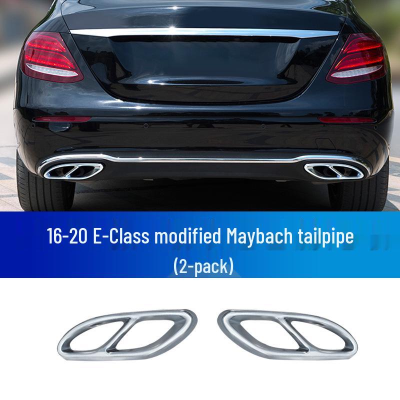 Maybach Style Mercedes E-Class E260L/E300L/E350L Front & Rear Bumper Trim & Grille Set