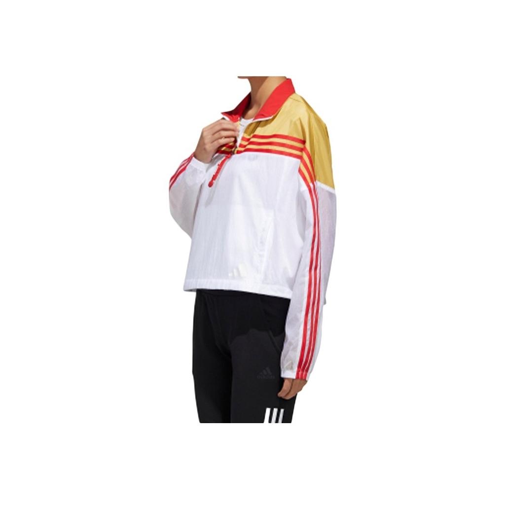 Adidas Urban Anorak Jacket Women Outerwear White Yellow GJ9020