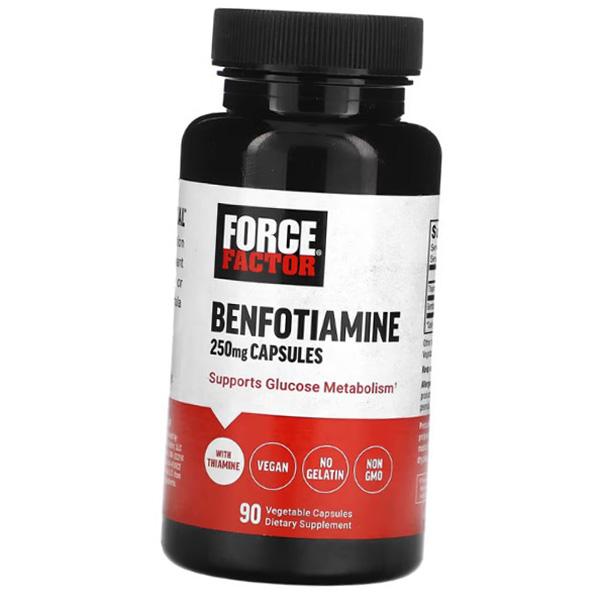 

Бенфотиамин, Benfotiamine 250, Force Factor 90вегкапс (72641022) 90vcaps