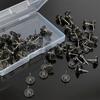 50/100Pcs Big Head Push Pins Map Tacks Thumb Nails Flat Push Pins Thumb Pins for Cork Board Picture Maps Posters Note