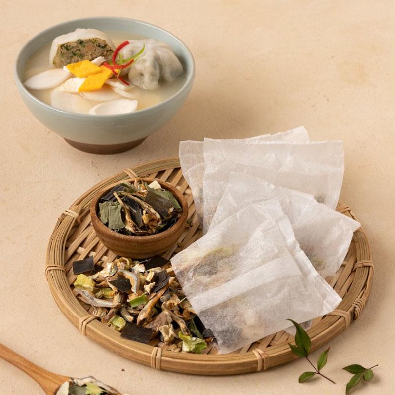 [SAJO] HAEPYO Dashi Pack 150g – Anchovy, Vegetable, Shrimp | All-Natural Korean Broth Pack | No Additives | Soup Bag | Korean Soup Base