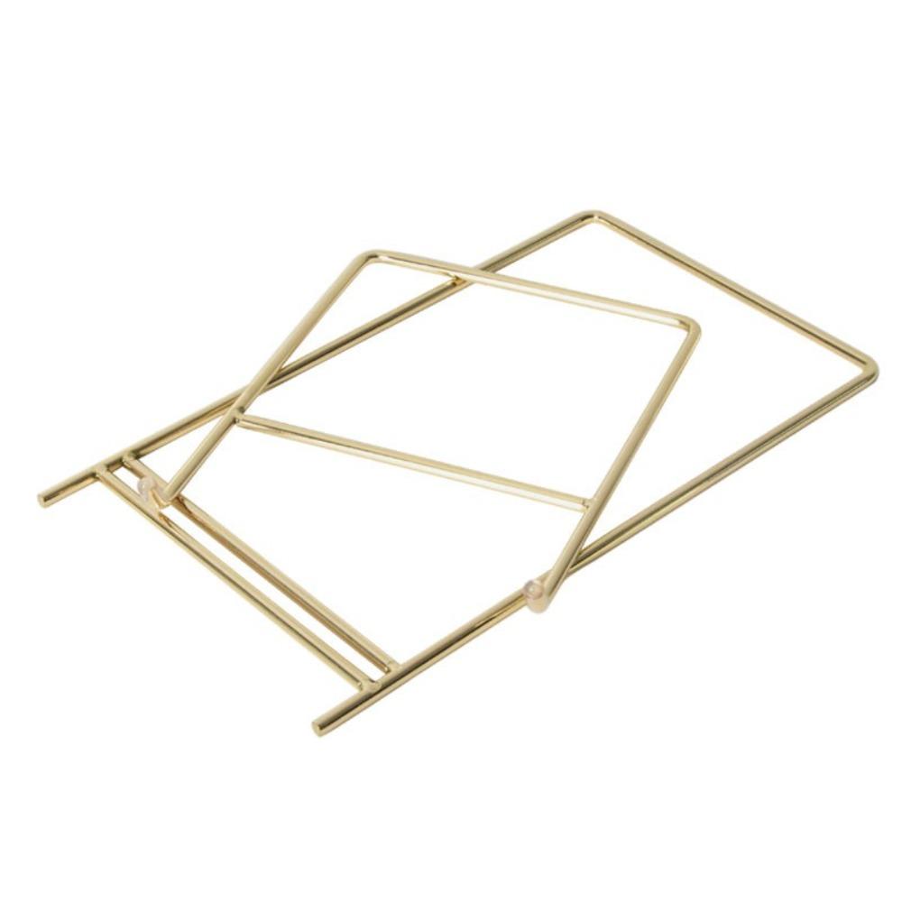 Storage Ornaments Phones Pedestal Holder Metal Plate Stands Multifunction Dish Rack Tabletop