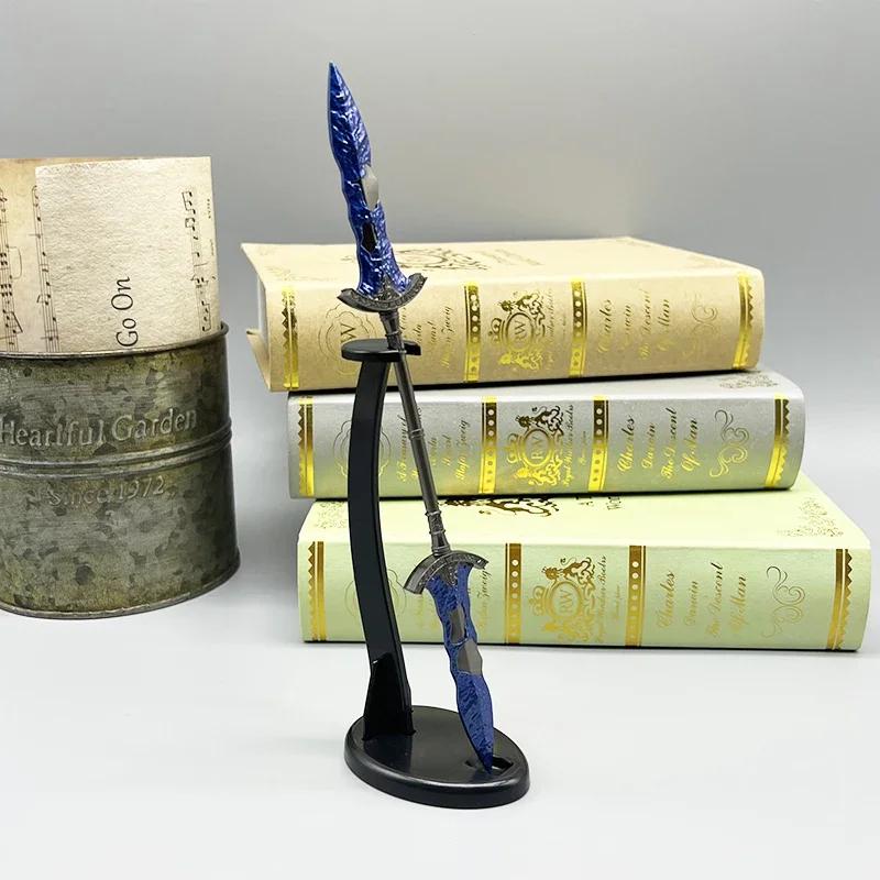 22cm Gargoyle's Black Blades Elden Twinblades ER Ring Metal WeaponsGame Replica Model 1:6 Action Figure Accessory Decoration Toy