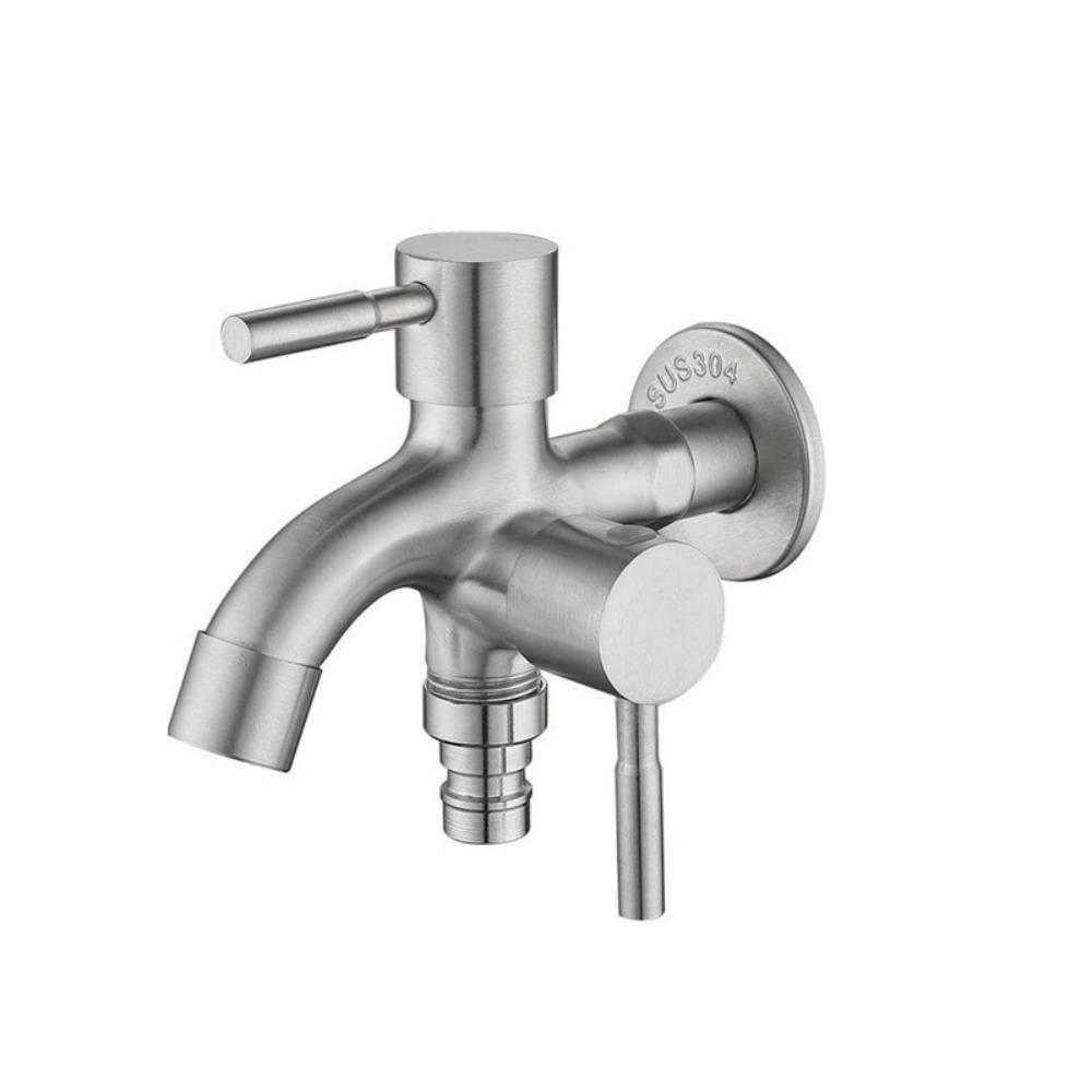 Stainless Steel Washing Machine Faucet Antiseptic Garden Water Tap  Irrigation