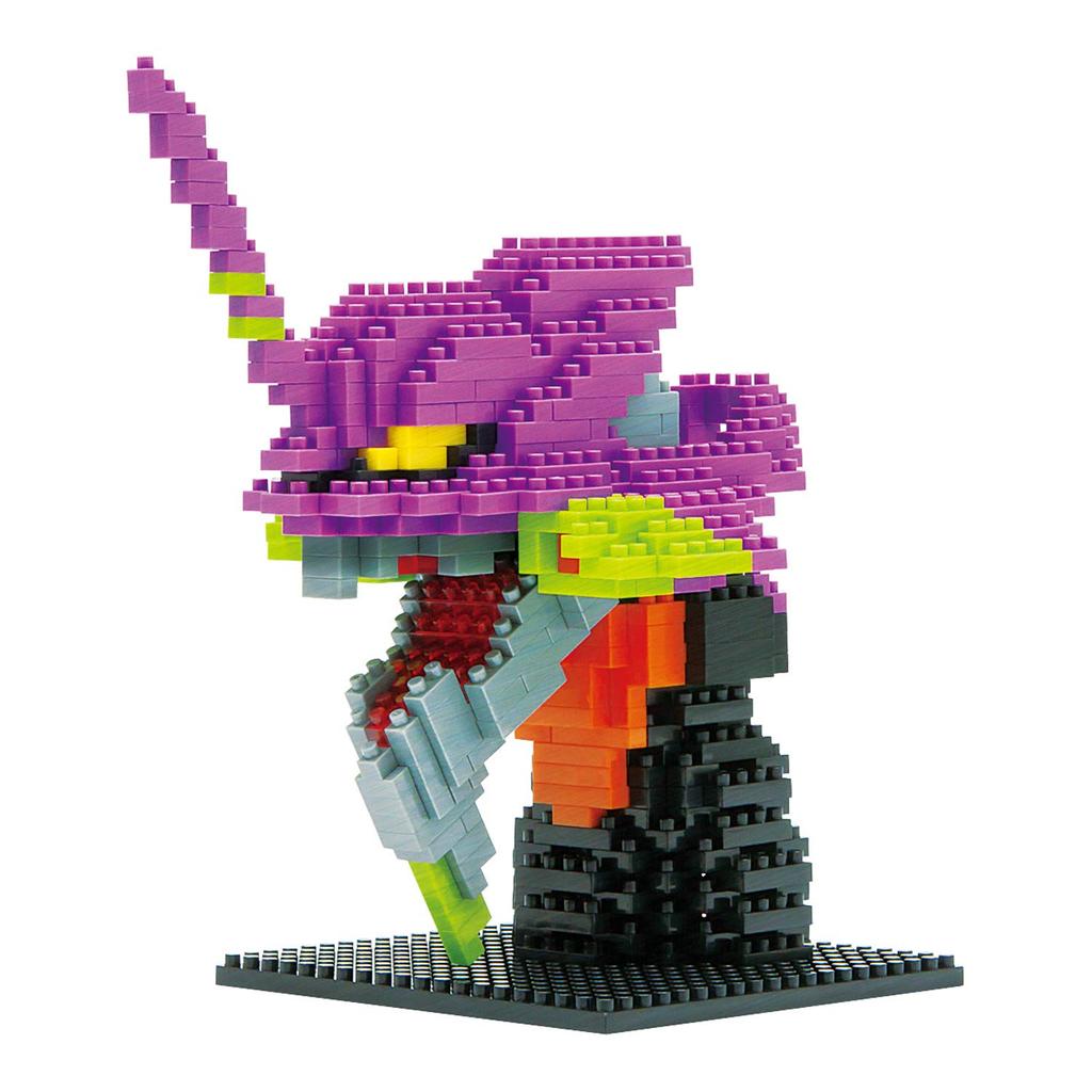 nanoblock Evangelion You Can Redo Original Nanoblock Series Unit-01 (Head) Evangelion 3.0 (Not)
