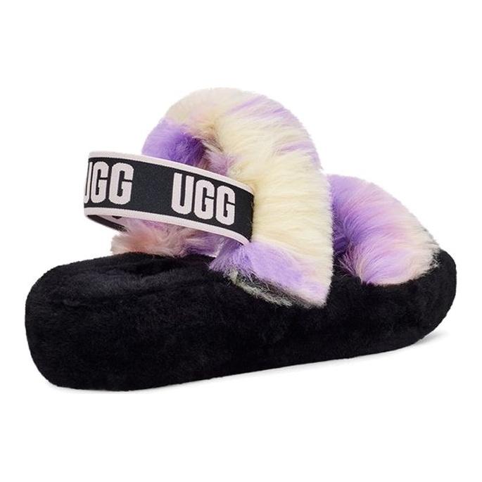 UGG Oh Yeah Slide Tie Dye Magnolia Sneakers da Donna Nere 1119821-MGNL