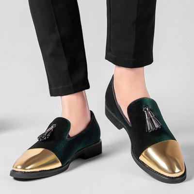Mode Italienischer Frühling Herren Quasten Freizeitschuhe Mode Wildleder Slipper Schuhe Herren Handgefertigt Leder Herren Hochzeitsschuhe Bequemes Gehen