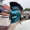 Casco de Agamenón Inspirado en la Película Odyssey – Armadura de Guerrero Griego de Acero Hecha a Mano, Casco de Cosplay de la Guerra de Troya