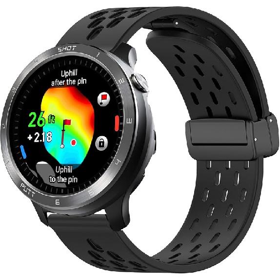 Compatible with Voice Caddie Smart Watch Bands, Quick Release Breathable Silicone Replacemet Band Straps Compatible with Voice Caddie T11 PRO, T9