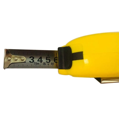 HYWJ 7.5m Convex Tape Measure, Scale Distance Measuring Device with Easy-to-Read Graduations, DIY Work Tool, Carpentry Tool, 25mm Wide x 7.5m Long, St