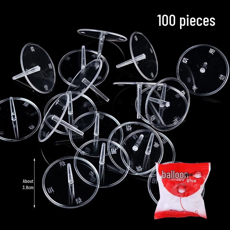 Clear Plastic Figurine Holder for Cake Decorations, Birthday Scene Accessories