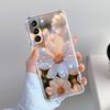 Phone Case For Samsung Galaxy S26 S25 S24 S23 S22 Ultra S20 S21 FE 5G Plus Soft Clear Cover Soft Pale Little Flower