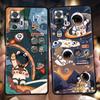 Hello Astronaut Phone Case Cover for Redmi 13C 10C Note 13 12 10 11 Pro Plus 7 8T K40 K50 Gaming Pro Plus 5G Soft Shell Capa Bag