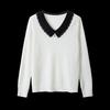 Yiliteng Women's Doll Collar Pullover Knit Sweater