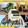 Bike Tire Patch Repair Kit, 18pcs Puncture Repair Kits for Bikes, Bicycle Tire