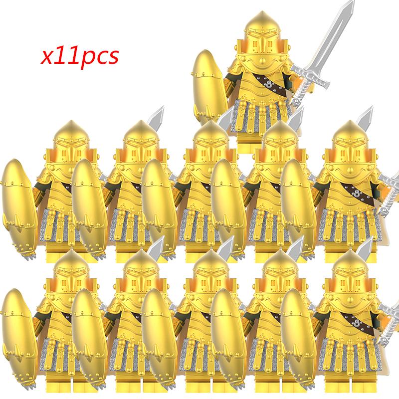 MOC Miyazaki Hayao Figures Médiévales Vallée de la Vieille Dame Personnages Chevaliers Doromechia Forces Blindées Blocs de Construction Jouets DIY