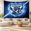 Canterbury-Bankstown Bulldogs Wall Tapestry, Soft Fabric Wall Hanging, Decorative Backdrop For Bedroom Home Wall Art