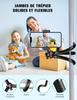 Tripod For Phone Flexible Sponge Octopus Mini Tripod For IPhone Samsung Xiaomi Huawei Mini Camera Tripod Phone Holder Clip Stand