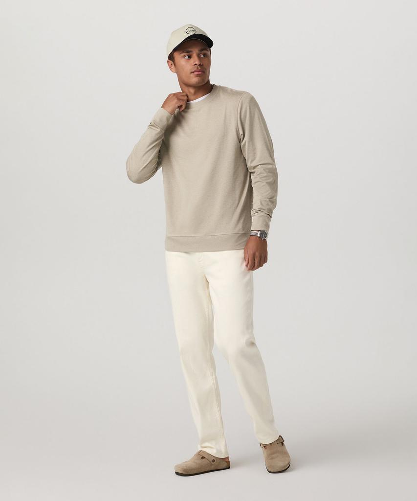 VUORI [Male] Ponto Performance Crew_Light Khaki_Vr16120003