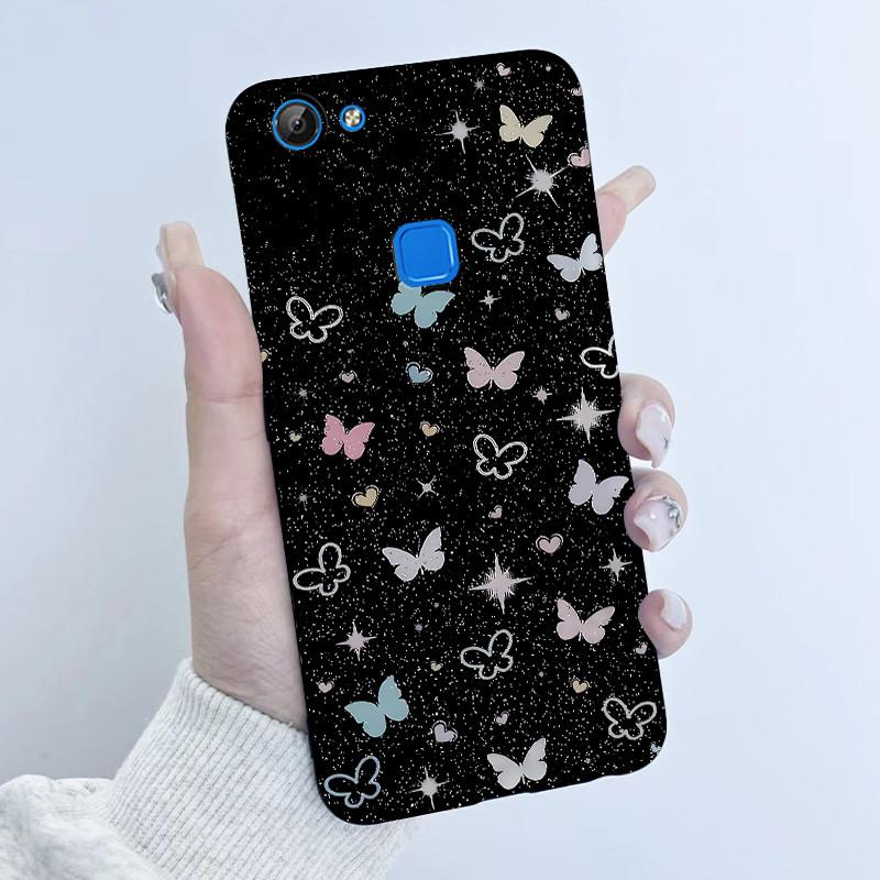 For Vivo V7 V7+ Plus Y79A Y75 Y73 Y79 1716 1718 Phone Case Cute Astronaut Panda Flowers Candy Soft Silicone TPU phone Case Cover