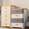 Verdickter Schubladen-Aufbewahrungsschrank, Mehrschichtiger PP-Organizer, Nachttischschrank mit leisen Rädern, Moderne Aufbewahrungsbox für Zuhause mit großem Fassungsvermögen