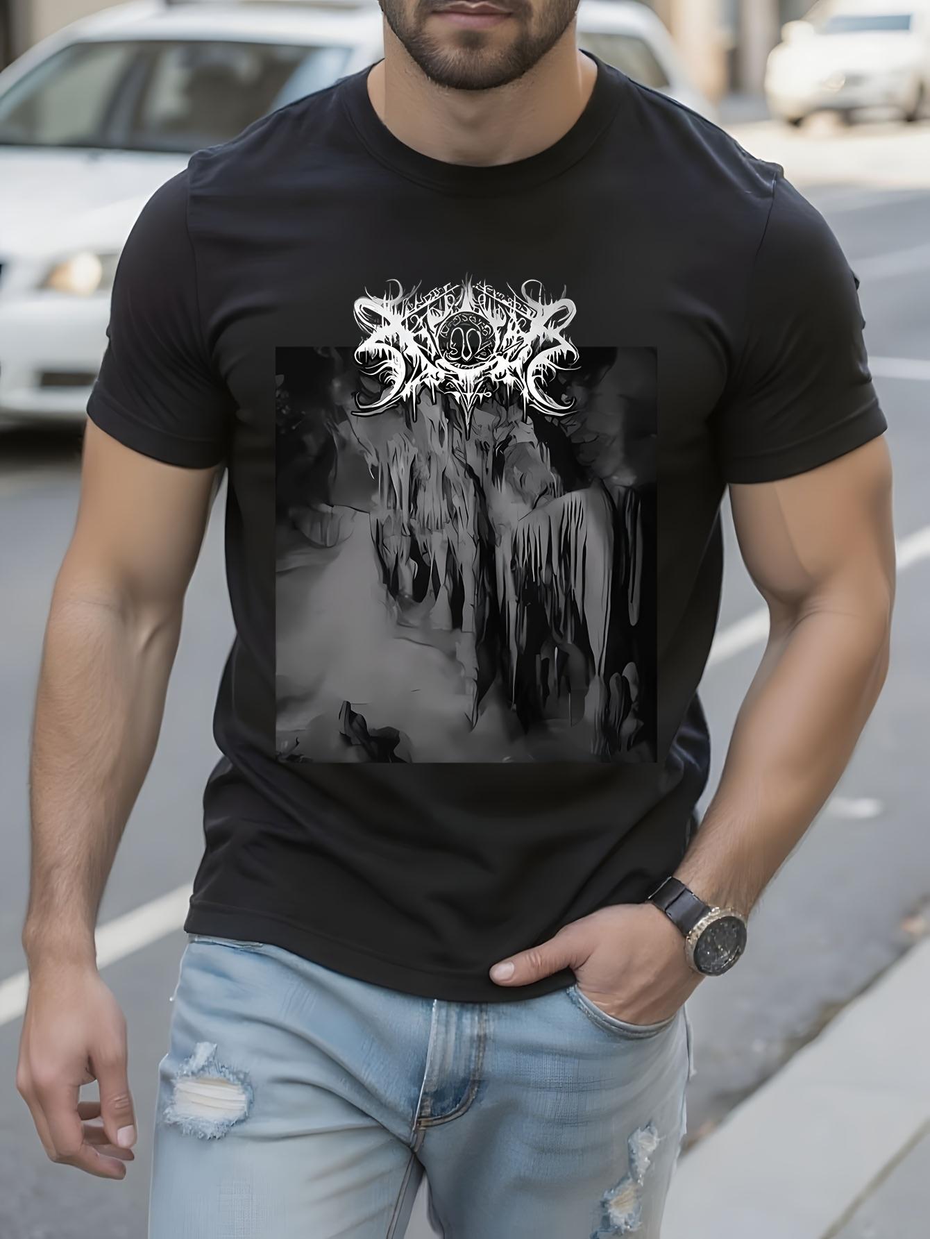 Xasthur XL Black Tshirt - Gothic Mystical Forest Cave Orn... XXXL