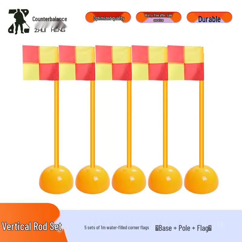 Football Training Slalom Poles & Corner Flags