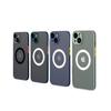 Custodia Magnetica per iPhone 16 Pro con Copertura Totale Opaca e Vernice Spray Touch-Skin per Apple 17/15