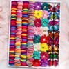 Fashion Hair Accessories Set, Glitter Bow Clips Star Clips Floral Hair Ties Non-Damaging Elastic Bands Tie Clips, High-Value Multi-Purpose Portable